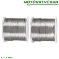 ALL-CARB 2Pcs 60/40 Tin Lead Rosin Core Solder Wire Electrical Sn60 Pb40 .031"
