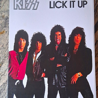 KISS "Lick It Up" Press Kit/Release Pages Photo Biography Discography