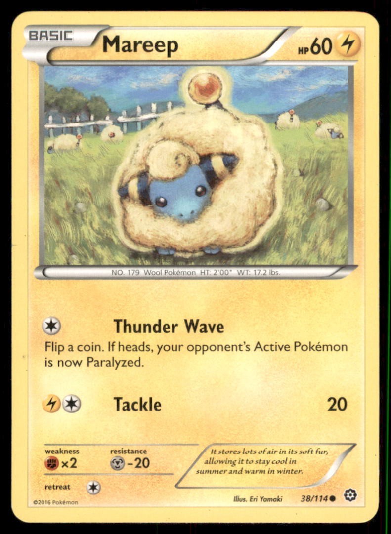 Pokemon TCG Mareep 38/114 Regular 4