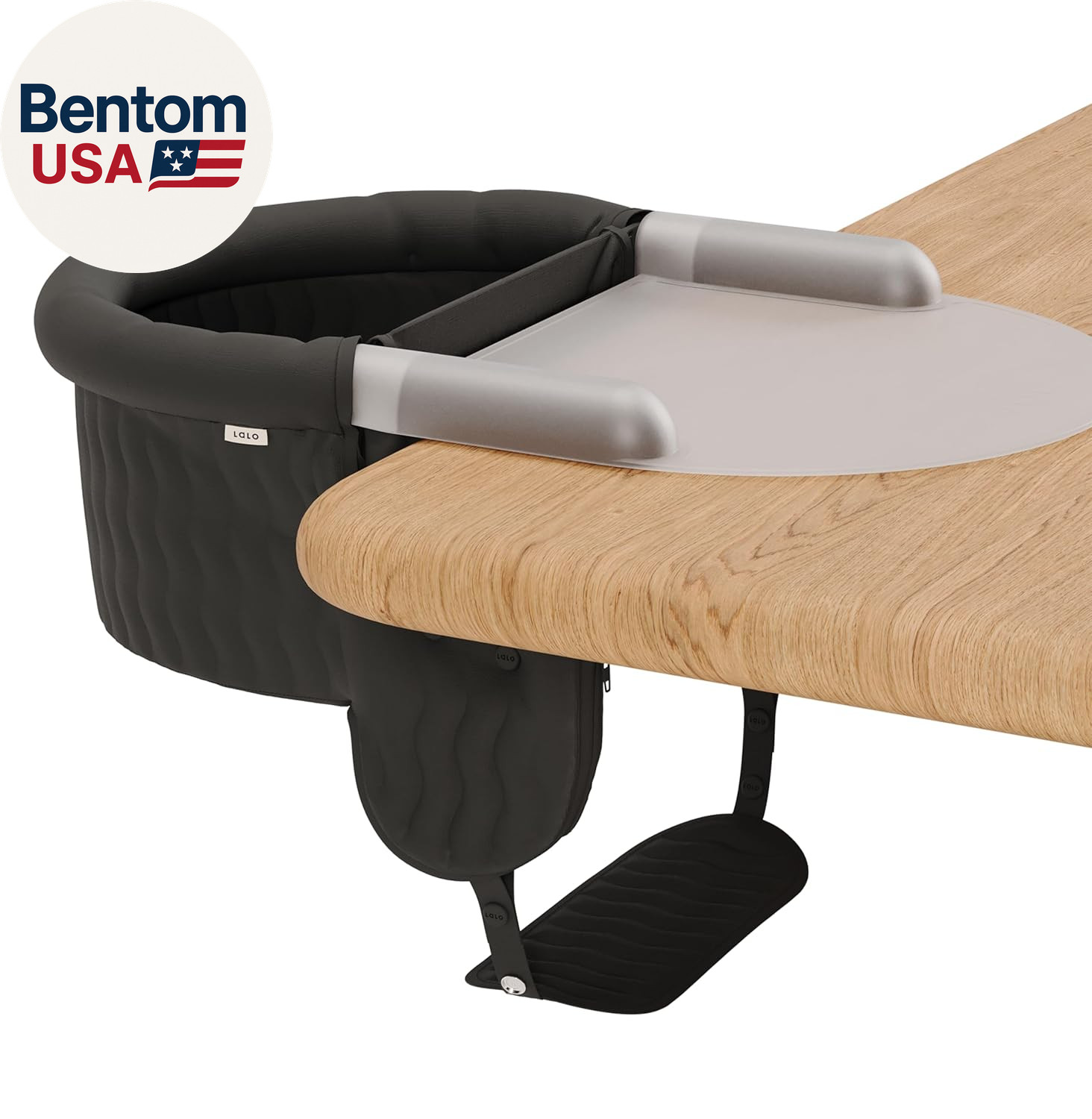 With Tray And Footrest - Portable High Chair For Babies And