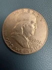 1960 Franklin Half Dollar  Choice BU FBL #3658