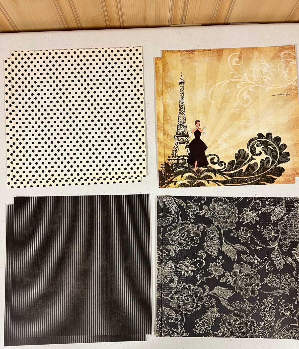 Fashion & Bling Scrapbook Crafting Kit - Paper, Ribbon, Embellishment, Stickers