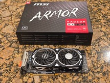 MSI Radeon RX 580 ARMOR 8GB GDDR5 Graphics Card Original Box 