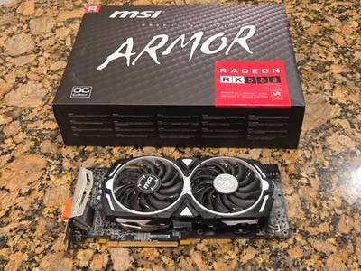 MSI Radeon RX 580 ARMOR 8GB GDDR5 Graphics Card (Original Box)