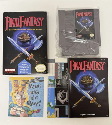 Final Fantasy Nintendo NES Complete CIB With Maps Tested Excellent Condition