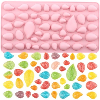 Raindrop Silicone Candy Molds For Gummy Chocolate Baking Ice Tray Maker