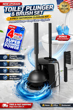 Novelty Toilet Brush  Holder - Funny Deep Cleaning Bathroom Scrubber Tool