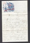 USA 1862 CIVIL WAR PATRIOTIC LETTERHEAD WITH SOLDIER LETTER TO SISTER BACK HOME