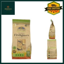 Eco Friendly Wood and Vegetable Oil Firelighter Cubes Pack of 72 Pieces 0.25 per lighter