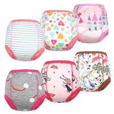 Cotton Training Pants Strong Absorbent Potty Training Underwear for Baby Girl...