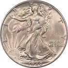 1940 Gem BU Walking Liberty Half Dollar, Lustrous, Lightly Toned, Start 99c NR!