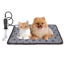 Large Dog Heating Pad 34x21in for Dogs, Electric Heated Dog Bed Mat with Ther...