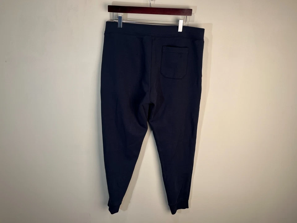 Polo Ralph Lauren Hombre Azul Marino Jogger Pantalones de Sudadera Grande L Cálidos Usados en Excelente Condición Foto 2 de 4