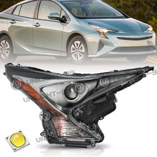 For 2016-2018 Toyota Prius W/LED DRL Headlight Headlamp Right Side Passenger RH