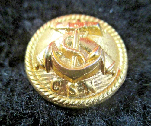 POST CIVIL WAR CONFEDERATE STATES NAVY PIN - CIVIL WAR REPRODUCTION  LOOK ALIKE