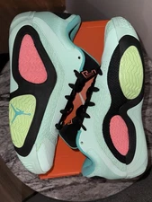 Jordan Tatum 2 Vortex Men's Basketball Shoes Size 12, Mint Foam, Lava Glow