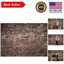 Sophisticated 10x8ft Red Brick Photography Backdrop for Memorable Moments