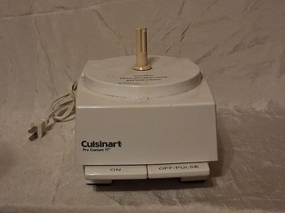 Cuisinart Pro Custom 11 Food Processor Motor Base White DLC-8S TX WORKING *GUC*