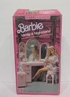 VTG 1987 Barbie Sweet Roses Vanity & Nightstand Playset Mattel 4764 - Nrly Cmplt