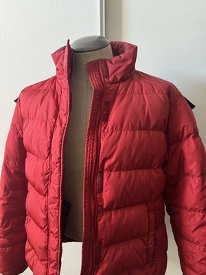 Prada Sport Linea Rossa down-filled two-tone puffer jacket size medium