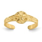 in 14 Karat Gold Sand Dollar Toe Ring
