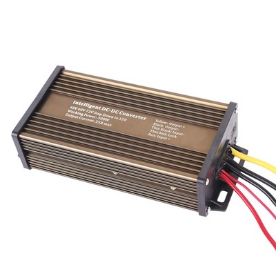 Pro Chaser DC-DC 72V 60V 48V Volt Voltage to 12V Step 25A 300W, Multicolor 