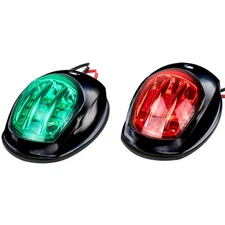Sea-Dog Black LED Navigation Lights - Port  Starboard