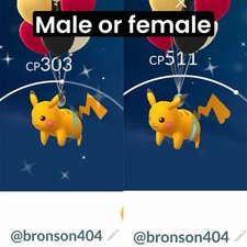 Shiny Flying Pikachu (Red Balloons) 1 Million