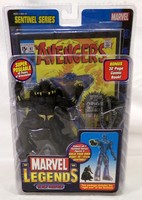 "Toybiz Marvel Legends Sentinel Baf Black Panther 6\" Figur 2005 Neu Versiegelt"