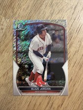 Blaze Jordan 2023 Bowman Chrome Prospects #BCP-167 Shimmer Refractor Red Sox