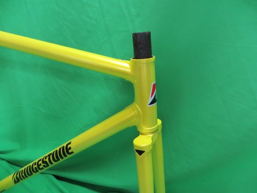 Bridgestone Yellow NJS Keirin Frame Set Track Bike 51cm Free Shipping - Picture 9 of 16