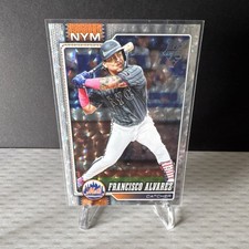 Topps 2026 Series 1 Francisco Alvarez Superbox Foilboard #337 New York Mets MLB