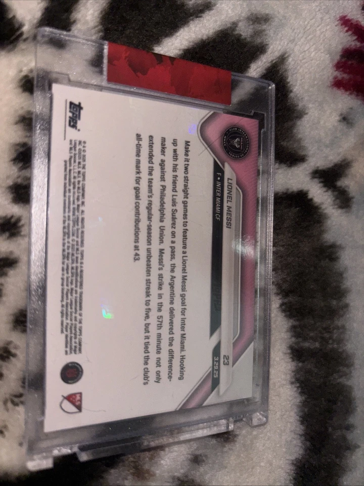 Topps Now Messi /10 2025 Foto 2 de 4