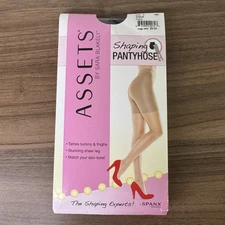 Spanx Assets By Sara Blakely Shaping Slimming Pantyhose Black Size 1 (126B) NWT