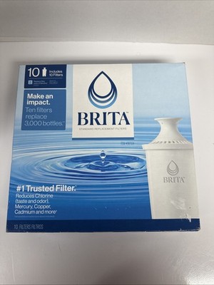 Lot Of 8 Brita Replacement Filters Sealed