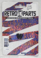 RETRO PARTS 2 PACK BLACK STRAT STYLE GUITAR SWITCH CAPS FITS MOST IMPORT MODELS