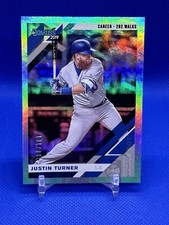 2019 Donruss Baseball Career Stat Line Variation Justin Turner /282 SP LA Dodger