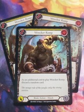 3x Wrecker Romp Yellow Rainbow Foil Playset Welcome to Rathe Flesh and Blood