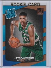 JAYSON TATUM 2017/18 RC Donruss RATED ROOKIE CARD Boston Celtics Basketball
