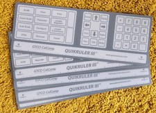 QuikRuler III Measuring Kit Menu for GTCO Digitizers Blueprint Take Off