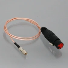 DIN 1.0/2.3 male to XLR 3Pin female feed Time code for Sync DSLR 28" input cable