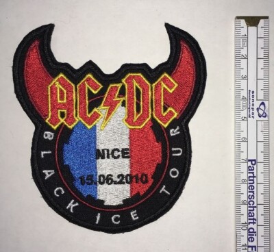 AC/DC  Patch (B107) Black Ice  Nice Nizza ungebraucht Neu