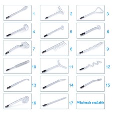 High Frequency Electrode Replace Glass Wand For Anti Aging Ance Facial Skin Care
