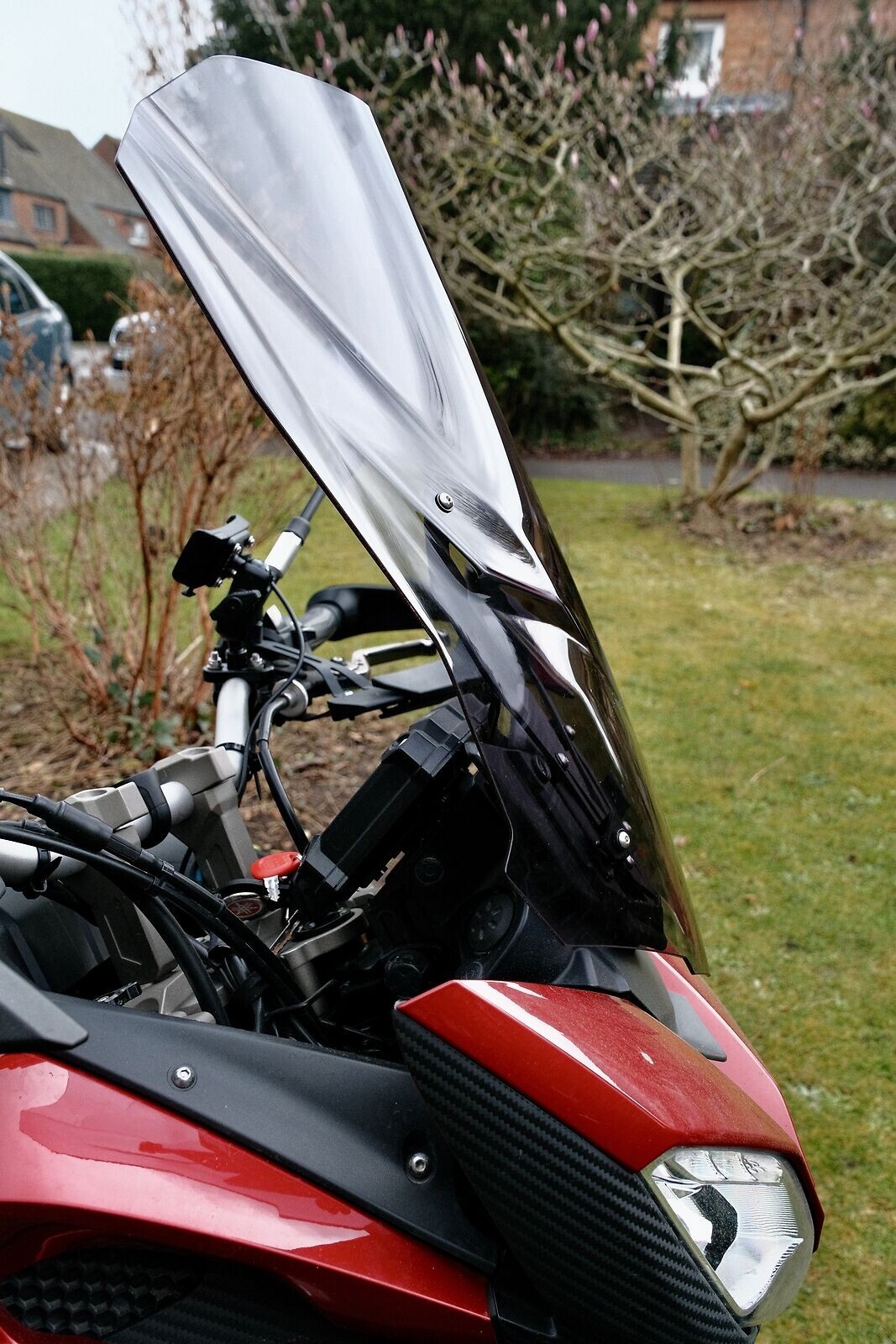 TALL TOURING SCREEN YAMAHA MT-09 TRACER (15-17) FLIP WINDSCREEN HIGH WINDSHIELD
