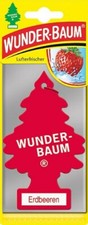 3X Original WUNDERBAUM�  ERDBEERE  Lufterfrischer Duftb�umchen Autoduft