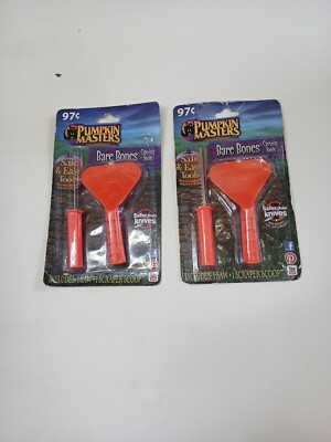 2 pumpkin masters Bare Bones carving kits