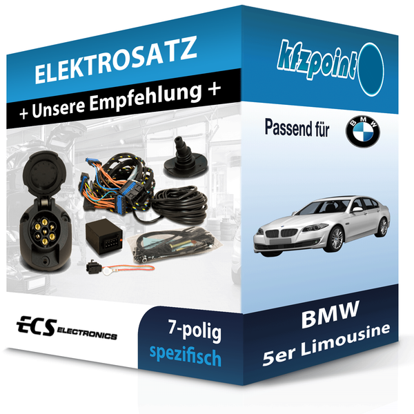 ECS E-Satz 7Polig Fahrzeugspezifisch Passend für BMW 5Er Limousine Incl. Manual-image