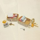 1:12 Bathroom Basket Miniature Dollhouse Accessories Furniture Mini Decor #Aj