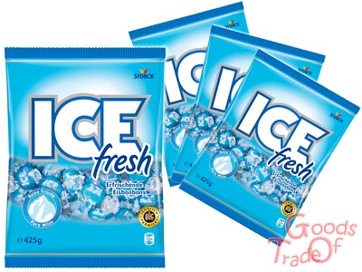 STORCK - ICE FRESH - Eisbonbons / Frische Gletscher Bonbons / 425g / NEU&OVP