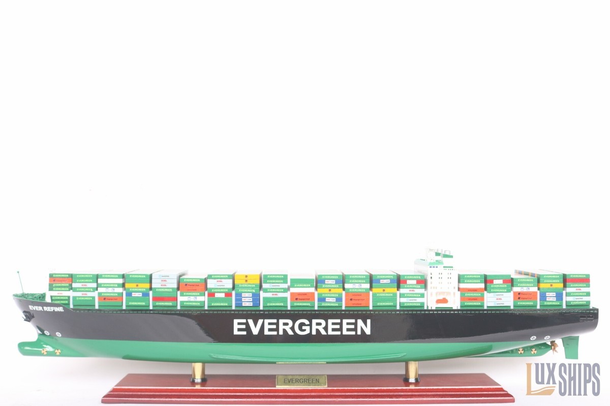Evergreen Container Ship Model 70cm - Evergreen Model Ship Evergreen Container Ship Model 70cm - Evergreen Model Ship